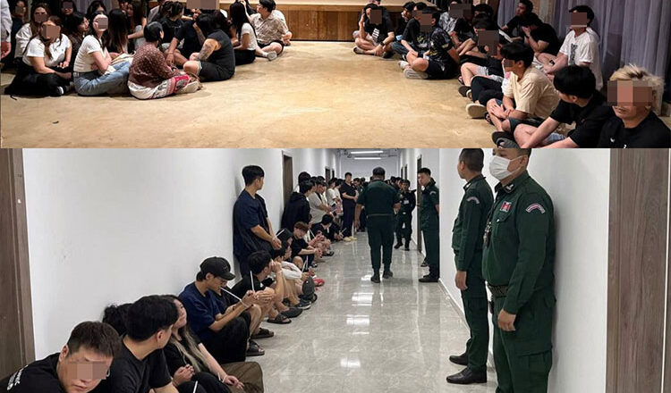 カンボジアと韓国の合同部隊、詐欺拠点捜索で50人を拘束