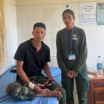 タイ軍？が狂犬病の疑いの犬を使ってカンボジア前線兵士を攻撃