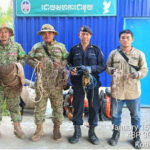 コ・コン州　野生生物保護官が保護区内で罠（密猟）117個を押収