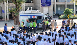 環境省　大気の質はきれいで、近隣諸国に汚染リスクを与えない