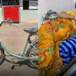 出産のため一人で20キロを自転車で走る母親は強し