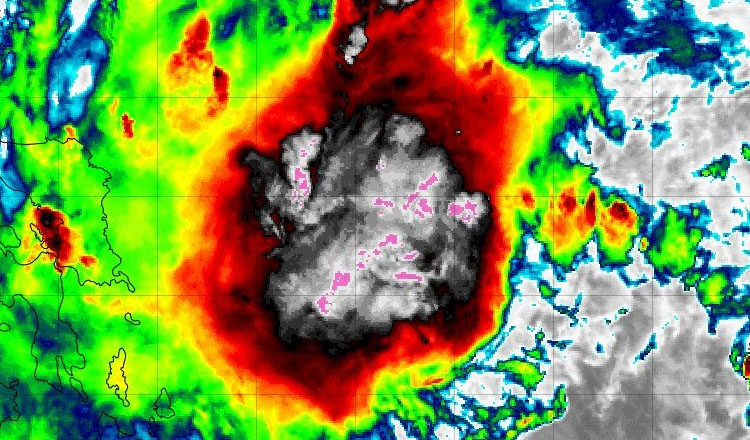 1月15日から20日までカンボジアに暴風雨警報を発令