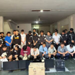 プノンペン　詐欺取り締まり４か所捜査で韓国人32人が逮捕