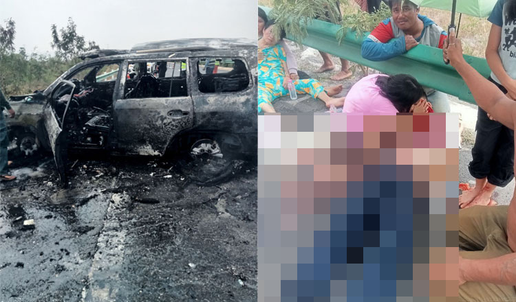 高速道路で衝突により1人死亡、6人負傷