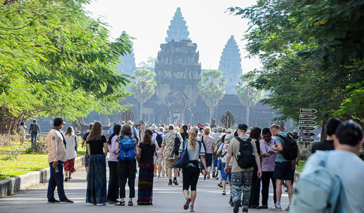 アンコール地域への外国人観光客は2026年1月、前年同時期比で36％減少