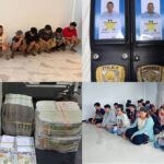 プノンペンの国際拠点取締り2週間で、40か所捜査、284人を逮捕、