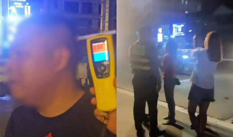 飲酒運転の罰金措置に交通警察を侮辱したカンボジア人と中国人を起訴