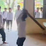 シハヌークビル　学生の校内暴力で警察が拘留