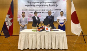 日本　コンポントム州の幼児教育プロジェクトに50万㌦弱無償の資金提供