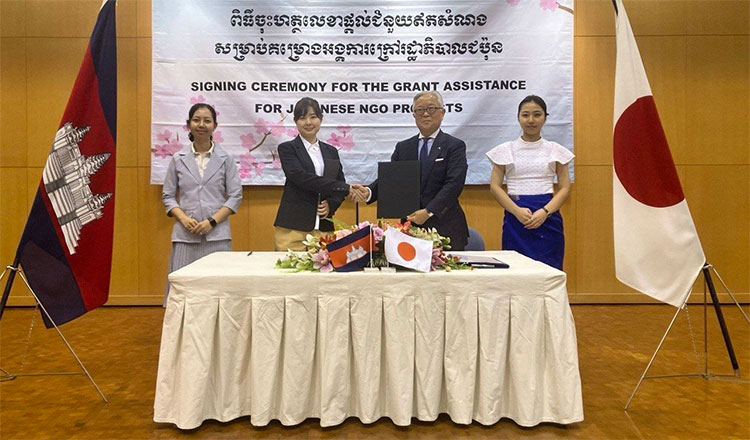 日本　コンポントム州の幼児教育プロジェクトに50万㌦弱無償の資金提供