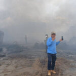 コンポンスプ―当局が大規模な廃棄物の火災を調査