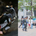 プノンペン　十代の不良少年たちの暴走行為及び暴行で検挙