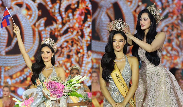カンボジア美女がミス・プラネット・インターナショナルの栄冠に