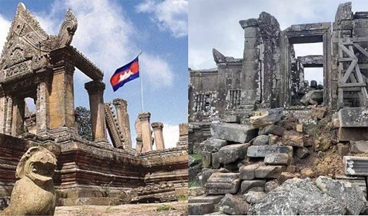 カンボジア、タイのプレアヴィヒア寺院が軍事基地として利用非難を否定