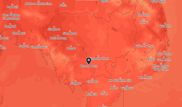 気温が39℃に達すると予想  猛暑警報が発令