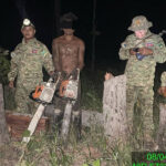 プレラング野生生物保護区で違法土地開墾の容疑者をレンジャーが逮捕