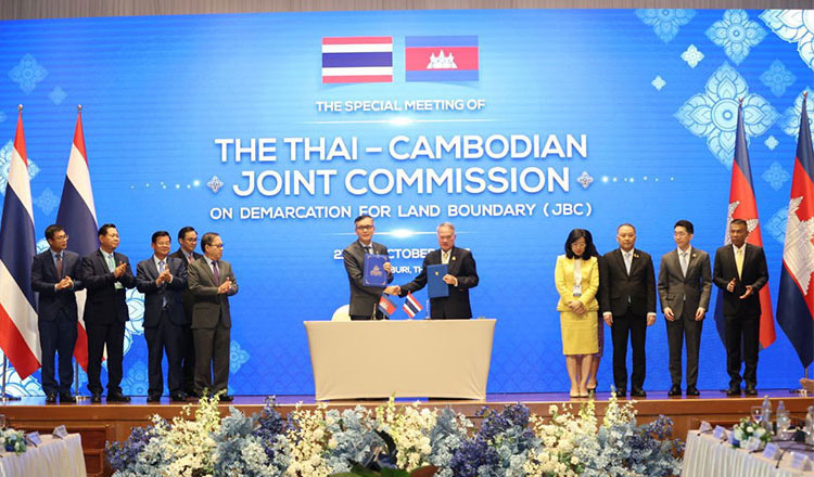カンボジアはタイに緊急の国境協議を開催し、境界画定作業を再開要請