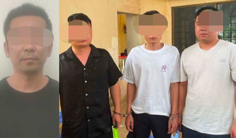 ポーサット　警察が高級車11台を乗り捨てた件で中国人4人を逮捕