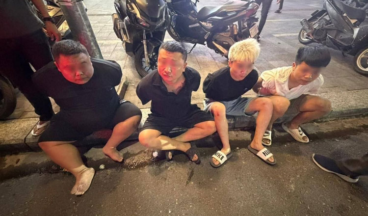 シアヌークビルの銃撃戦で中国人5人が逮捕