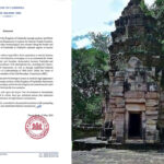 カンボジア　タイによる国境沿いの寺院の国定史跡登録に抗議