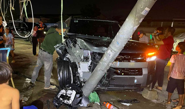 プノンペンでの衝突事故 軍中将の酔っ払い運転で負傷 綱紀の弛緩