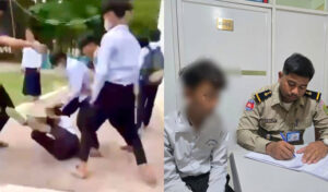 プノンペンの学校で乱闘騒ぎ、生徒2人が逮捕される
