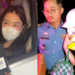 プノンペンで飲酒運転事故を起こした女性が車に閉じ籠り抵抗