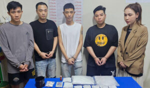 シアヌークビルで麻薬密売と資金洗浄の容疑で中国、ベトナム人4人が投獄