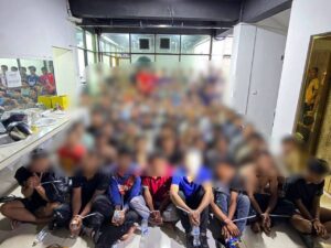 プレア・シハヌーク州警察、麻薬取締りで104人を逮捕
