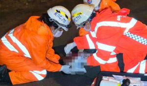 プノンペンでひき逃げ事故、男性が重傷