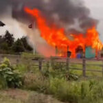 ラタナキリの野生動物保護区の放火事件で村人たちを厳しく追及