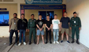 シハヌークビル 警察は誘拐と恐喝事件で中国人4人を逮捕